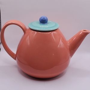 Lindt-Stymeist Colorways creamer small teapot w lid salmon purple teal